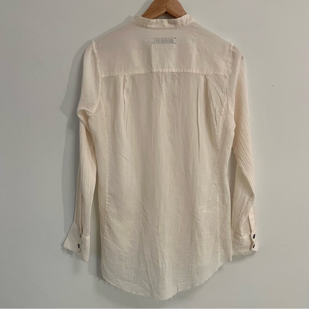 Rag & Bone Band Collar Blouse - Picture 5 of 7